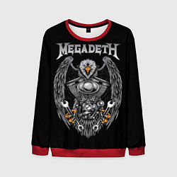 Свитшот мужской Megadeth, цвет: 3D-красный