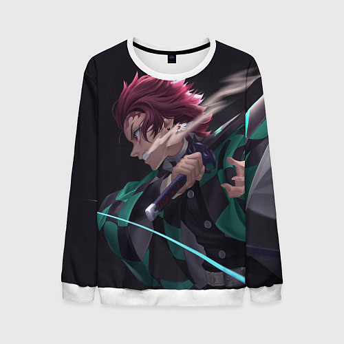 Мужской свитшот KIMETSU NO YAIBA / 3D-Белый – фото 1