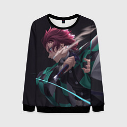 Свитшот мужской KIMETSU NO YAIBA, цвет: 3D-черный