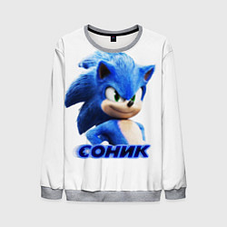 Свитшот мужской SONIC, цвет: 3D-меланж