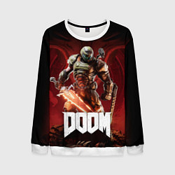 Свитшот мужской Doom, цвет: 3D-белый