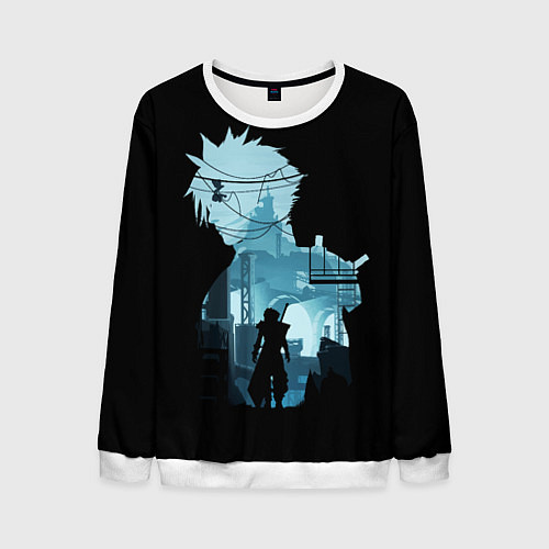 Мужской свитшот Final Fantasy / 3D-Белый – фото 1