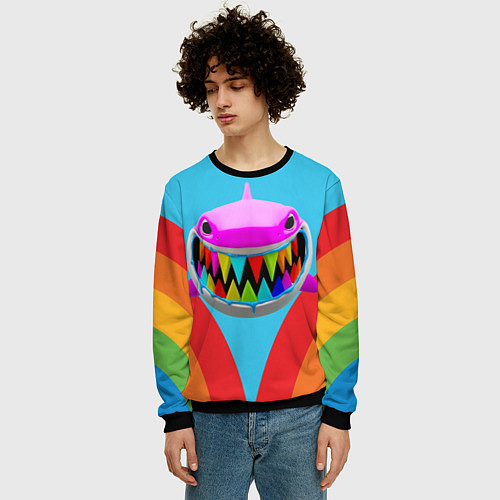 Мужской свитшот 6IX9INE / 3D-Черный – фото 3