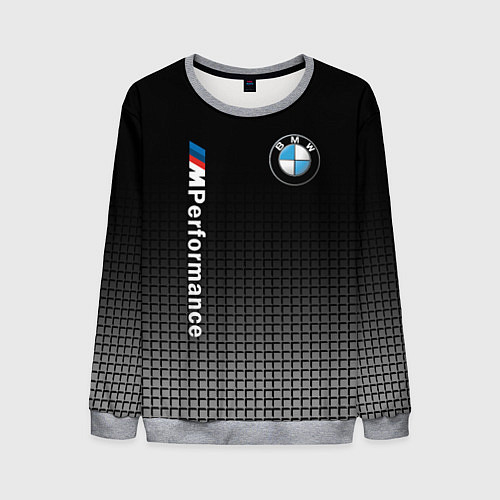 Мужской свитшот BMW M PERFORMANCE / 3D-Меланж – фото 1