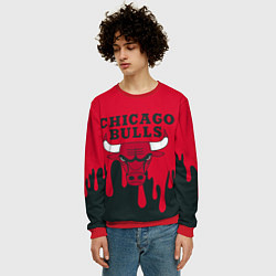 Свитшот мужской Chicago Bulls, цвет: 3D-красный — фото 2