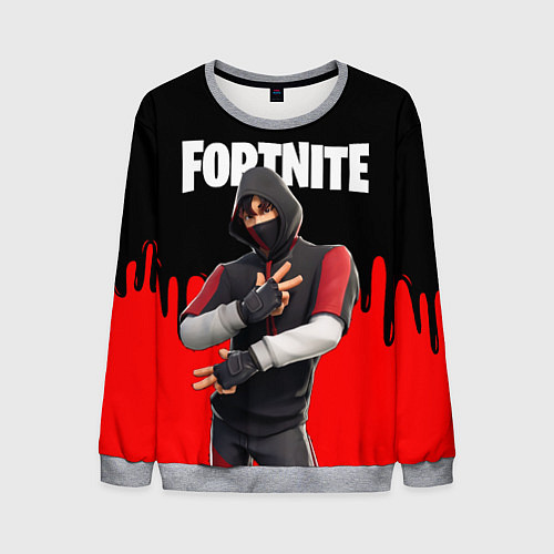 Мужской свитшот FORTNITE x IKONIK / 3D-Меланж – фото 1