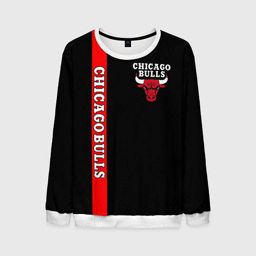 Мужской свитшот CHICAGO BULLS / 3D-Белый – фото 1