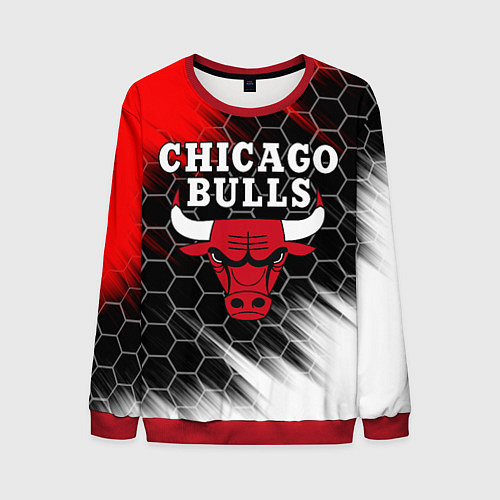 Мужской свитшот CHICAGO BULLS / 3D-Красный – фото 1