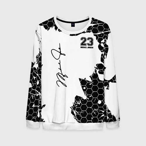 Мужской свитшот Michael Jordan 23 / 3D-Белый – фото 1
