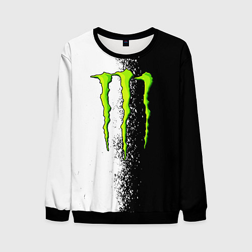 Мужской свитшот MONSTER ENERGY / 3D-Черный – фото 1