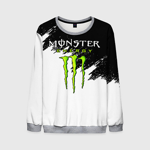 Мужской свитшот MONSTER ENERGY / 3D-Меланж – фото 1