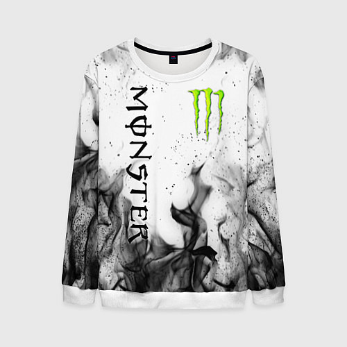 Мужской свитшот MONSTER ENERGY / 3D-Белый – фото 1