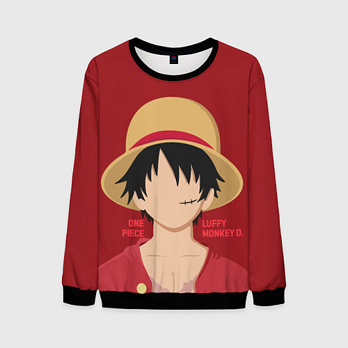 Мужской свитшот Luffy / 3D-Черный – фото 1