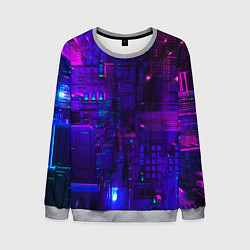 Свитшот мужской NEON CUBES, цвет: 3D-меланж