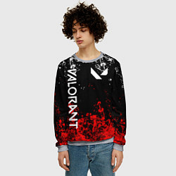 Свитшот мужской VALORANT, цвет: 3D-меланж — фото 2