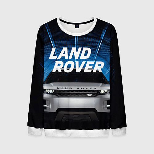 Мужской свитшот LAND ROVER / 3D-Белый – фото 1