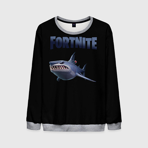 Мужской свитшот Loot Shark Fortnite / 3D-Меланж – фото 1