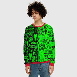 Свитшот мужской BILLIE EILISH БИЛЛИ АЙЛИШ, цвет: 3D-красный — фото 2