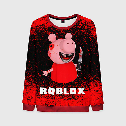 Мужской свитшот Roblox Piggy / 3D-Красный – фото 1