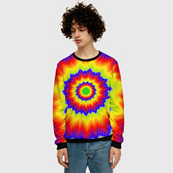 Свитшот мужской Tie-Dye, цвет: 3D-черный — фото 2