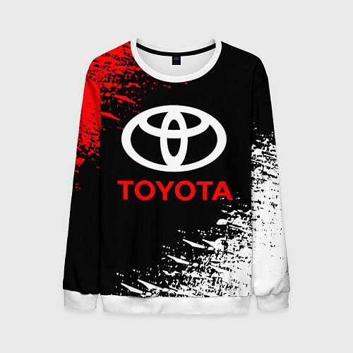 Мужской свитшот TOYOTA / 3D-Белый – фото 1