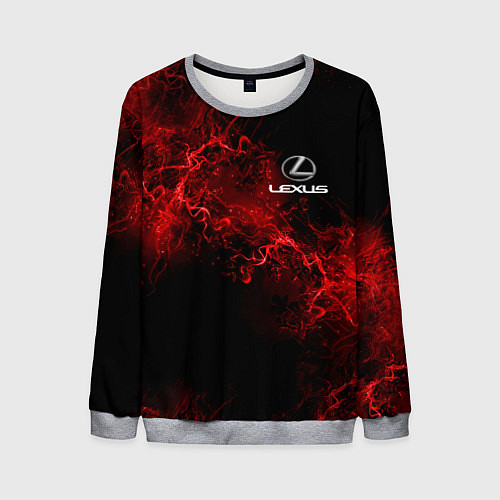 Мужской свитшот LEXUS / 3D-Меланж – фото 1