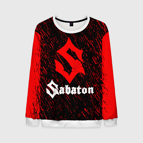 Мужской свитшот Sabaton / 3D-Белый – фото 1