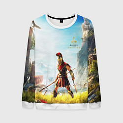 Свитшот мужской AssassinS Creed Origins odyssey, цвет: 3D-белый