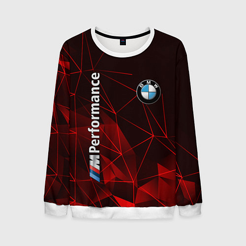 Мужской свитшот BMW / 3D-Белый – фото 1