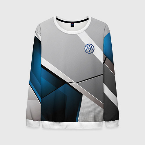Мужской свитшот VOLKSWAGEN / 3D-Белый – фото 1