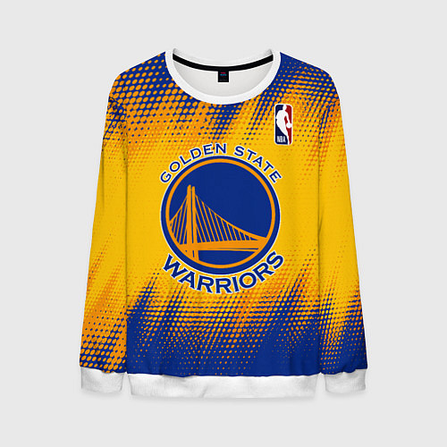 Мужской свитшот Golden State Warriors / 3D-Белый – фото 1