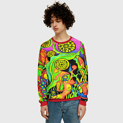 Свитшот мужской КИСЛОТА КИСЛОТНЫЙ, цвет: 3D-красный — фото 2