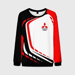 Свитшот мужской Mitsubishi EVO Uniform, цвет: 3D-черный