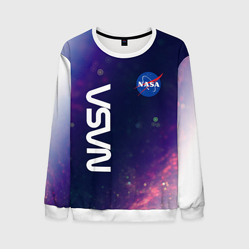 Мужской свитшот NASA НАСА / 3D-Белый – фото 1