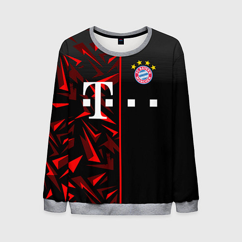 Мужской свитшот FC Bayern Munchen Форма / 3D-Меланж – фото 1