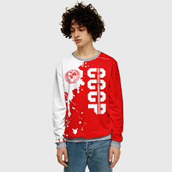 Свитшот мужской СССР, цвет: 3D-меланж — фото 2