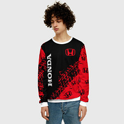 Свитшот мужской HONDA ХОНДА, цвет: 3D-белый — фото 2