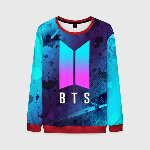 Мужской свитшот BTS БТС / 3D-Красный – фото 1