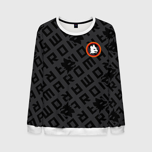 Мужской свитшот AS Roma Top 202122 / 3D-Белый – фото 1