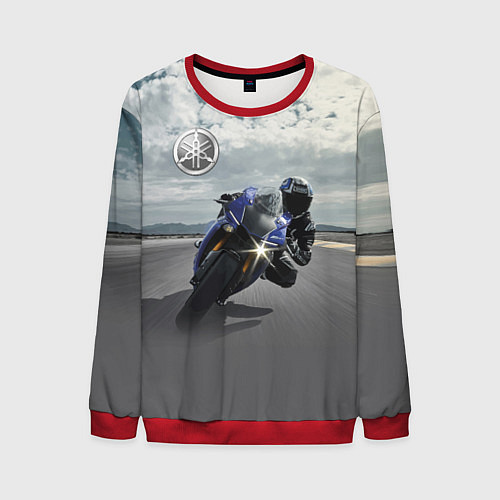 Мужской свитшот Yamaha / 3D-Красный – фото 1