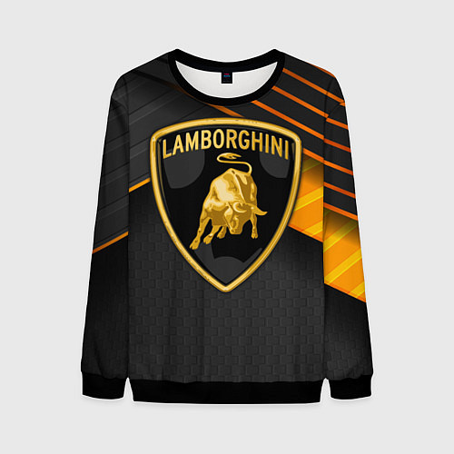 Мужской свитшот Lamborghini / 3D-Черный – фото 1