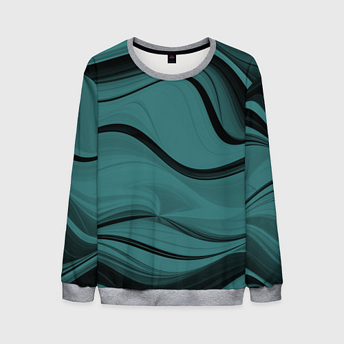 Мужской свитшот Абстракция / 3D-Меланж – фото 1