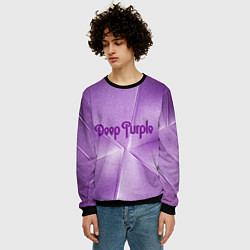 Свитшот мужской Deep Purple, цвет: 3D-черный — фото 2