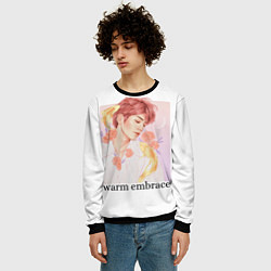 Свитшот мужской Nct taeyong, цвет: 3D-черный — фото 2