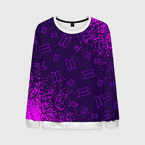 Мужской свитшот BTS БТС / 3D-Белый – фото 1