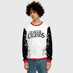 Свитшот мужской League of legends, цвет: 3D-красный — фото 2