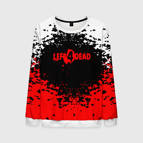 Мужской свитшот Left 4 Dead / 3D-Белый – фото 1