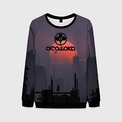 Свитшот мужской Cyberpunk 2077 - Arasaka, цвет: 3D-черный