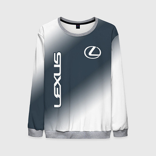 Мужской свитшот LEXUS ЛЕКСУС / 3D-Меланж – фото 1
