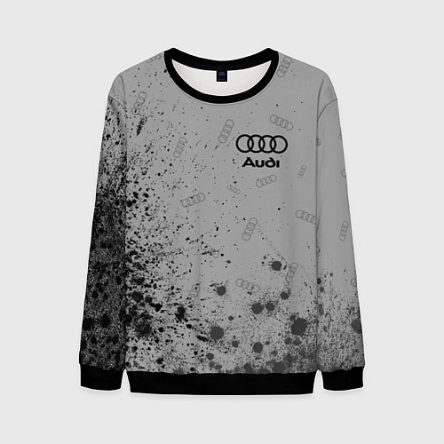 Мужской свитшот AUDI АУДИ / 3D-Черный – фото 1